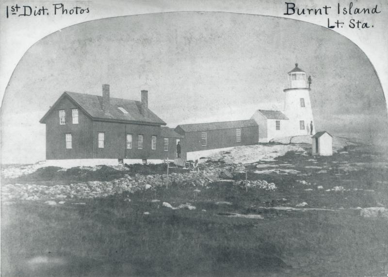 The 1857 dwelling on Burnt Island. Courtesy of Elaine Jones