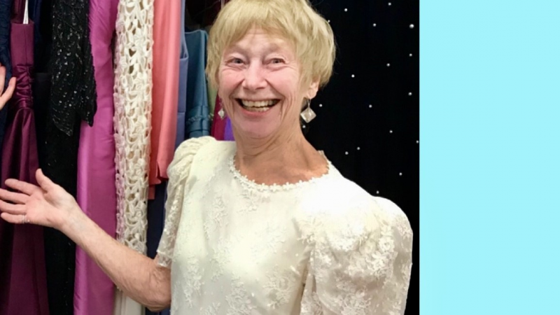 Carole McCarthy, Thrift Shop manager and Auxiliary Board member, was honored for her service. Dan Zajdel photo