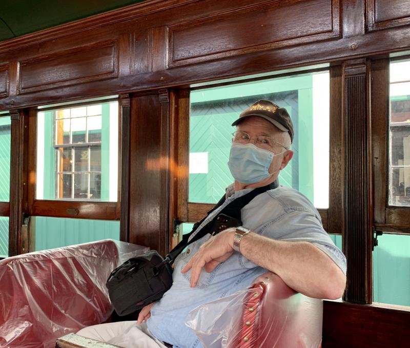Museum member John McNamara. SUSAN JOHNS/Wiscasset Newspaper