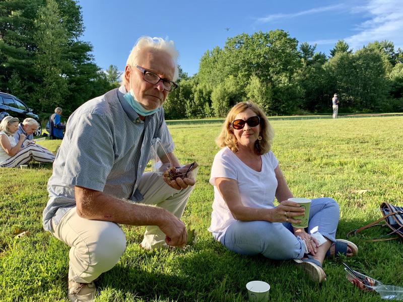 Warren and Mireille Martel of Westport Island. SUSAN JOHNS/Wiscasset Newspaper