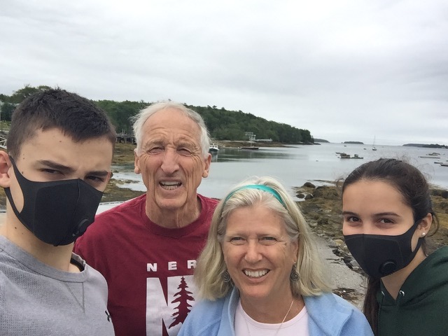 Ted and Betty Repa went on the Road Rally with their grandchildren! Courtesy of Marion Coleman