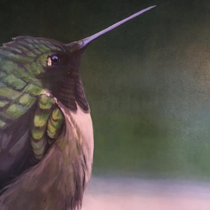 Kat Logan’s “A Grateful Heart,” is a 30” x 30” oil on canvas. Courtesy of Patricia Royall Kat Logan