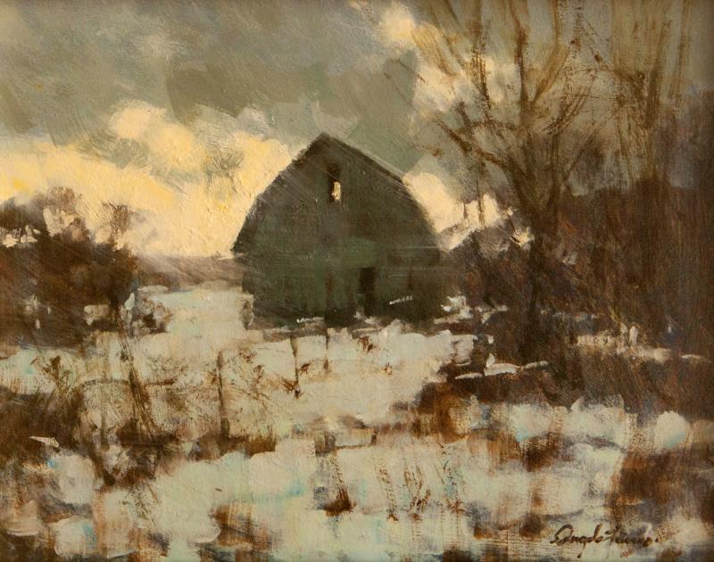 “Silver Glow,” an Angelo Franco oil - 8” x 10” - is among the paintings in the holiday exhibition at Sylvan Gallery in Wiscasset Nov. 27 - Jan.10.” Courtesy of Sylvan Gallery
Angelo Franco