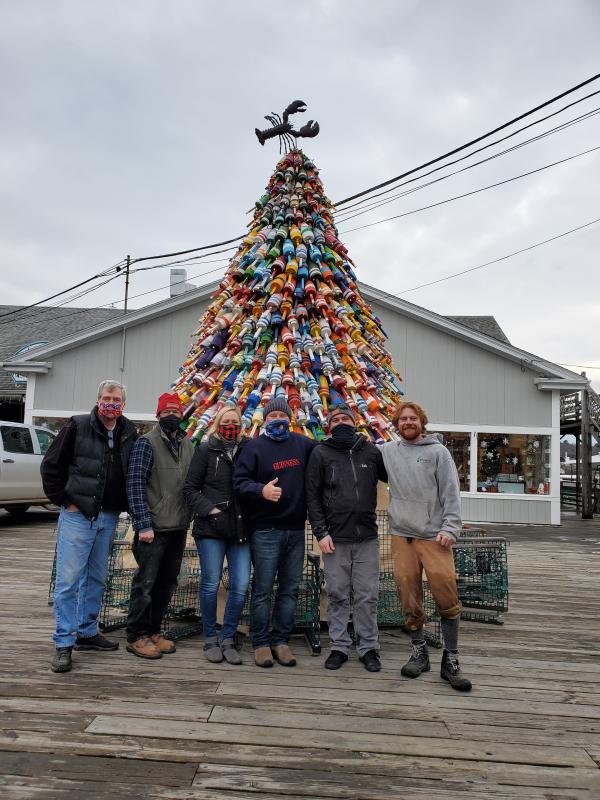 From left, Tom Minerich, Eric Marden, Dianne Gimbel, Mark Gimbel, Eric Gimbel and Tim Weatherby. Courtesy photo