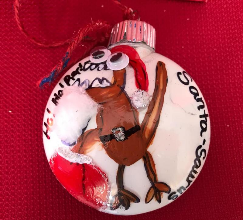 Judges Award: Austin Chryplewicz, age 7 - Santasaurus!!