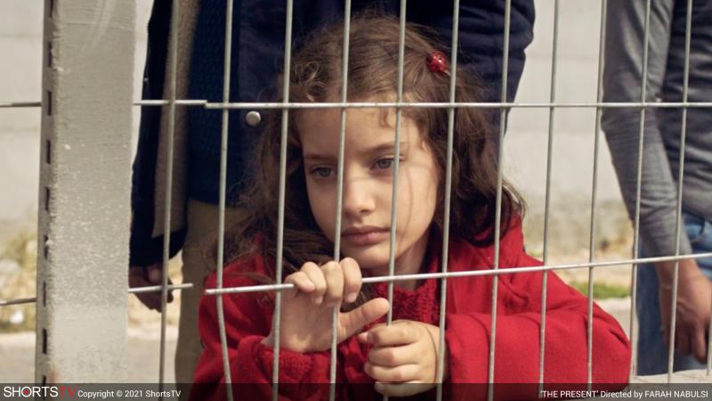 “The Present,” is one of the live-action short films nominated for an Oscar in 2021. It centers around a Palestinian man and his young daughter who set out in the West Bank to buy his wife a gift, showcasing the struggles they go through between soldiers, segregated roads, and checkpoints. Courtesy of Andrew Fenniman The Present