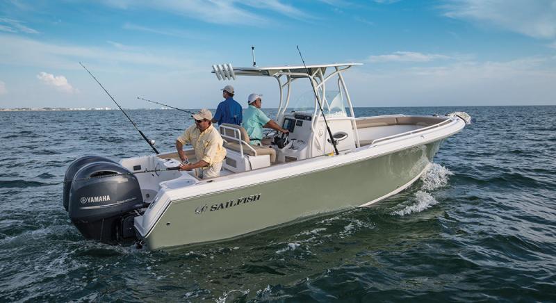 The 26-foot, 242 Center Console is a 2022 model and accommodates 10. Courtesy photo