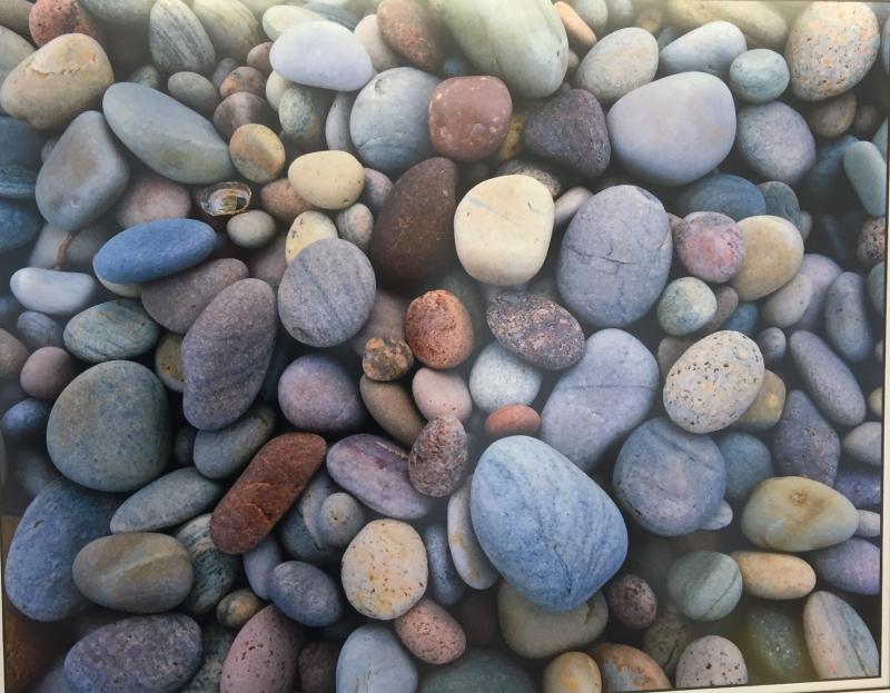 Findhorn Pebbles, Morfay, Scotland ... and they really are this colorful. Eva McDermott photo Eva McDermott photo