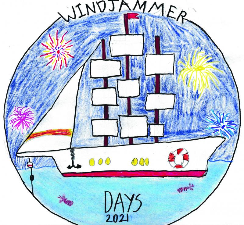 Southport Central School fifth grade student Georgia Griffith’s design tied for second place. Courtesy of Rosemary Bourette