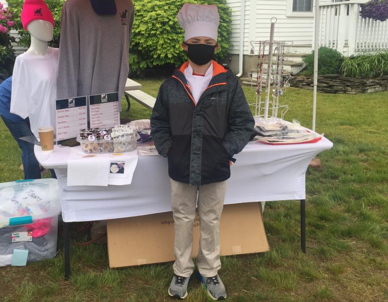 Youtuber and chef Owen Cox of Chef Owen’s Odd Kitchen is the official crafter of AFA’s dog treats. JOSEPH CHARPENTIER/Boothbay Register