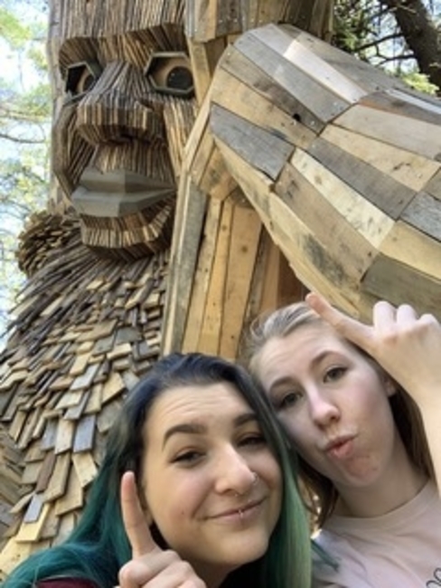 Hailey Wilson, left, and Jenna Cohen. Courtesy photo