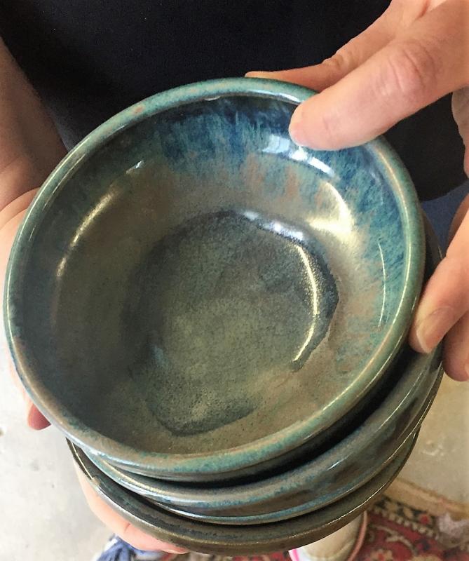 A short stack of Monica Tan’s bowls.