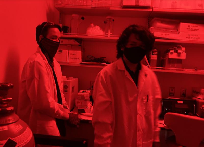 Physical and chemical testing with Sydney Greenlee using the Seal AA3 Auto Analyzer. Courtesy of Sydney Greenlee