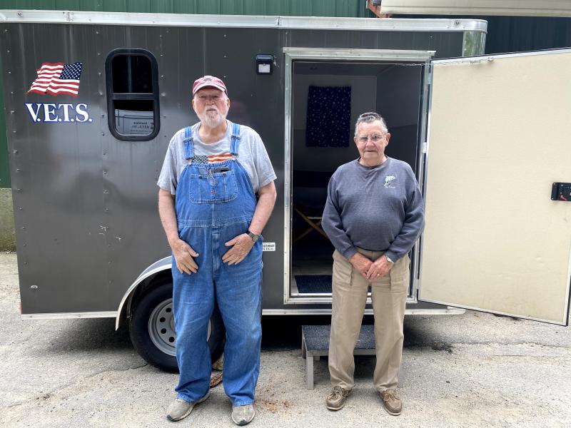 V.E.T.S. President Ed Harmon, right, and Vice President Arthur Richardson. ISABELLE CURTIS/Boothbay Register