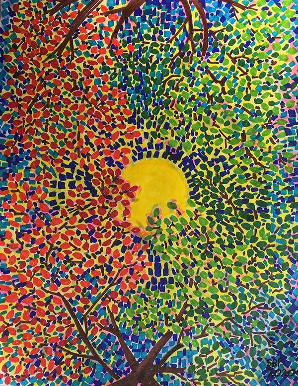 “Canopy” by Seth Bond Perry. Meet the artist and see this and many other pieces in the Hasenfus Gallery June 24. Courtesy of Lucia Droby Seth Bond Perry