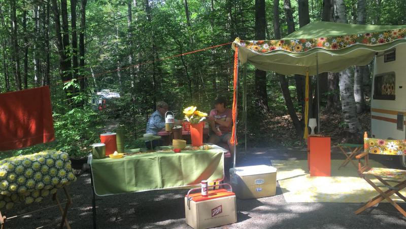 Flower power, avocado green, bright orange and yellow...a return to the late 60s - early ’70s. “C.mon get happy!” LISA KRISTOFF/Boothbay Register