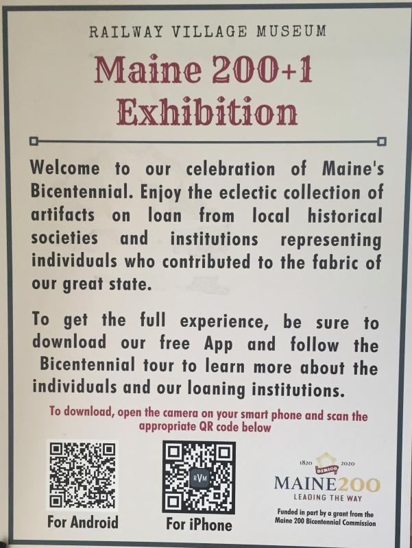 The Maine Bicentennial +1 exhibition runs through Aug. 8 in the Town Hall.