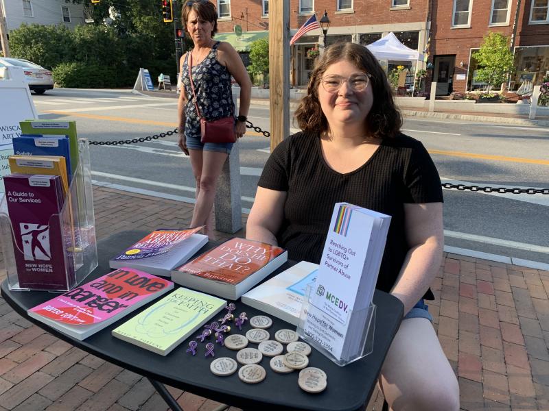 New Hope for Women’s Lori Loftin. SUSAN JOHNS/Wiscasset Newspaper