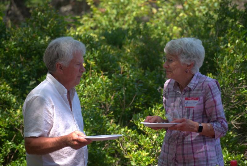 Bob Cross and Bonnie Hunter. JOSEPH CHARPENTIER/Boothbay Register