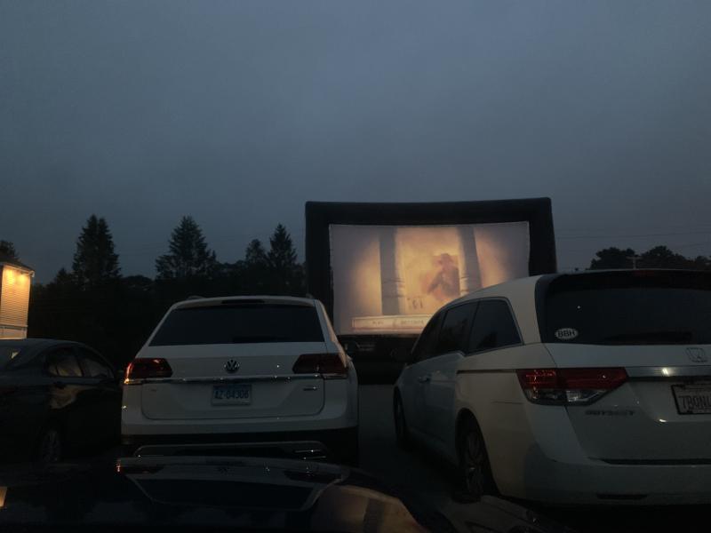 The movie begins with a preview of “Raiders of the Lost Ark.” LILLY CURTIS/Boothbay Register