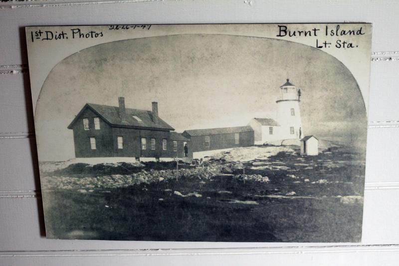 The oldest known photograph of Burnt Island Light Station. Courtesy of Elaine Jones