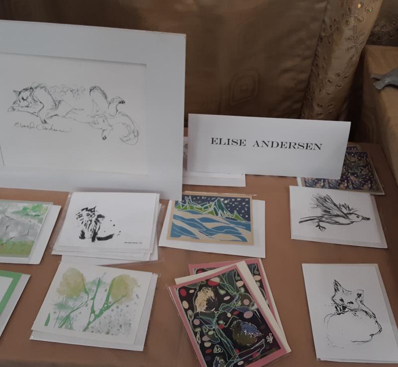 Prints by Elise Anderson. JANE CARPENTER/Boothbay Register