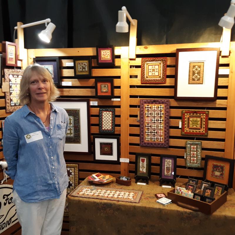 Event coordinator and fiber artist Leslie Muir-Volpe. JANE CARPENTER/Boothbay Register