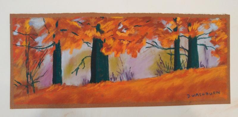 Diana Washburn, “The Ties That Bind.” See her work upstairs in the Harbor-View Room at BRAF. File photo Diana Washurn