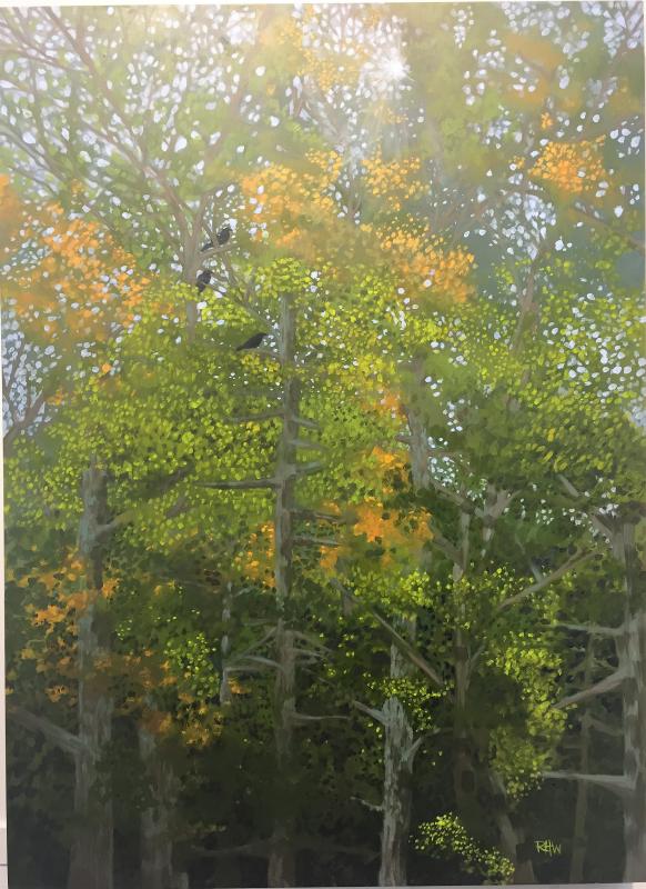 Ramone Hanley-Warren’s “A Moment In Time,” an Honorable Mention in the 2021 Art In ME! Ramone Hanley-Warren