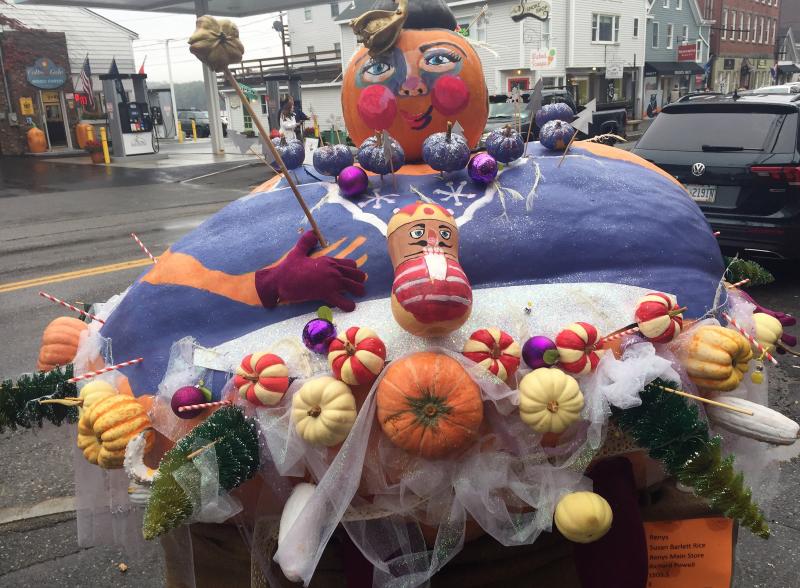 A right, jolly pumpkin Christmas Fairy, maybe? LISA KRISTOFF/Boothbay Register