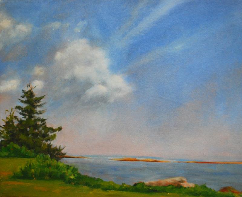 Dianne Smith Dolan’s “Storm Clearing.” Courtesy of KIm Skillins Traina Dianne Smith Dolan