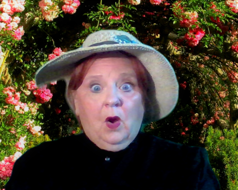 Ellie Busby is Miss Prism who has a thing for Dr. Vicar. Courtesy of River Company