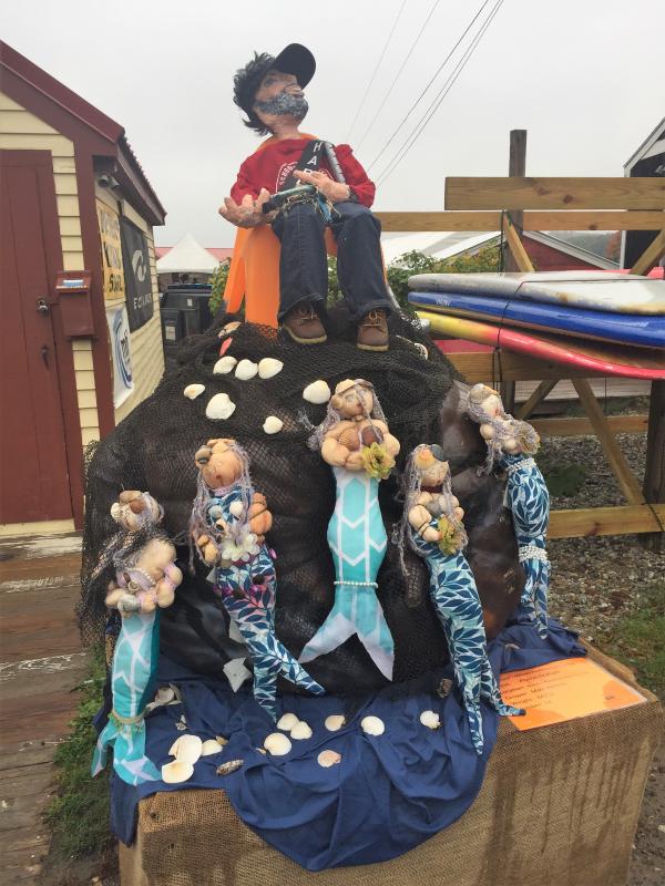 A fisherman with a magical catch. LISA KRISTOFF/Boothbay Register