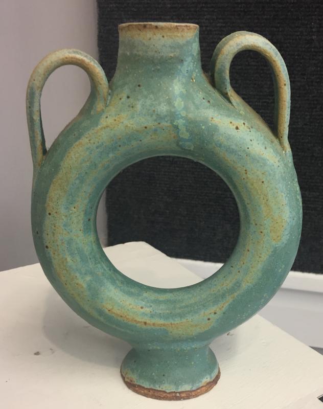 Diane Demetriades’ ceramic, “Ring of Verde.” Diane Demetriades