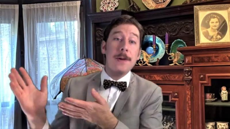 Soren Barker is Algernon Montcrieff ... a role he was born to play! Courtesy of River Company