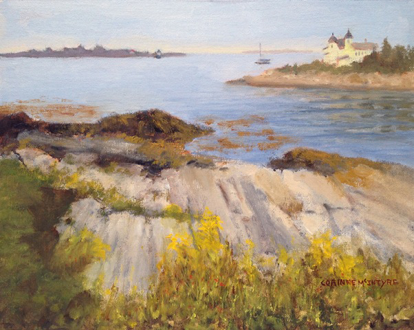 “A Quiet Day at Ocean Point” – Corinne McIntyre 2022. Courtesy of the artist