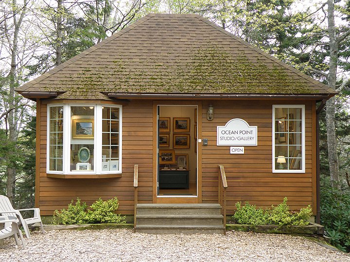 Corinne McIntyre’s Ocean Point Gallery/Visions of Maine in East Boothbay. Facebook photo