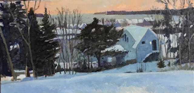 “Shaw’s.” A recent oil painting by Mark Coates. Courtesy of the artist Mark Coates
