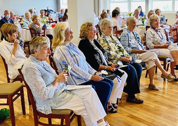 Past presidents honored at Volunteer Recognition 2021. Courtesy of St. Andrews Auxiliary