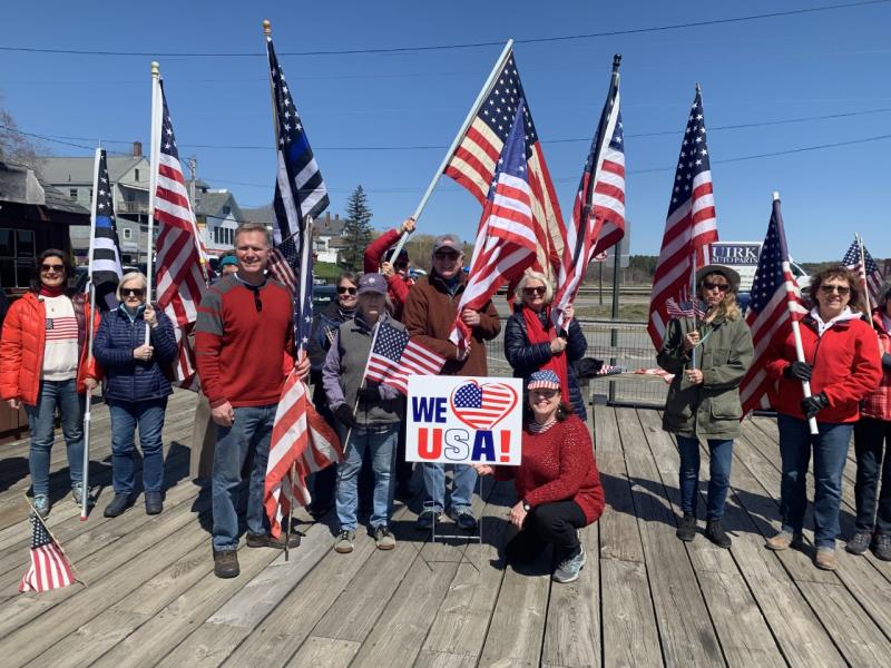 April 18 was a great day for a march to celebrate the 247th Patriots’ Day anniversary. Maine and Massachusetts celebrate the day which commemorates the American Revolutionary War Battle of Lexington and Concord. BILL PEARSON/Boothbay Register