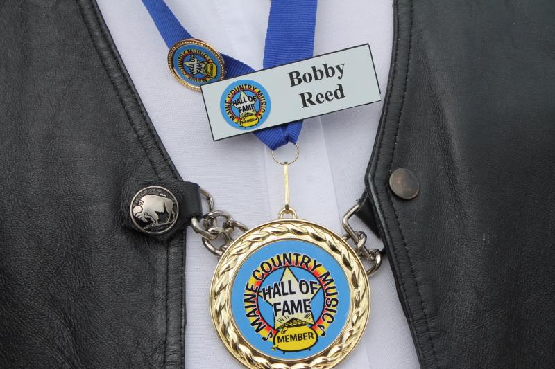Bobby Reed’s Maine Country Music Hall of Fame medal. Courtesy of Brittany Reed