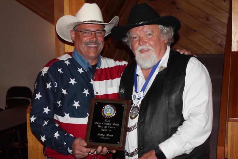 New inductee and friend Peter Allen with Bobby Reed. Courtesy of Brittany Reed