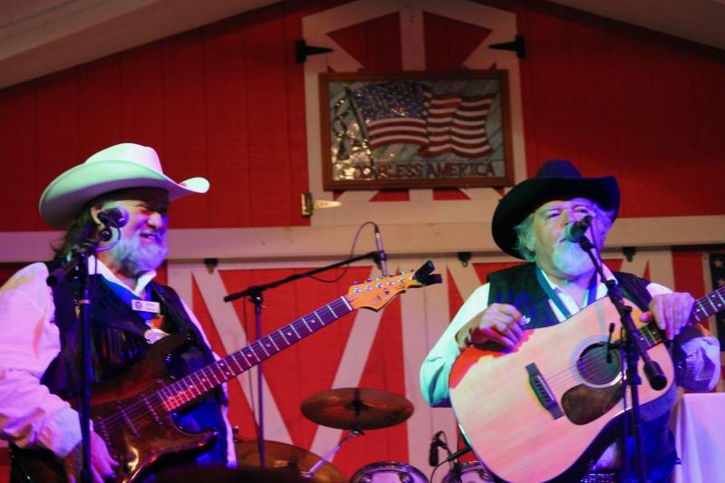 Brian Gelina and Bobby Reed perform May 15. Courtesy of Brittany Reed