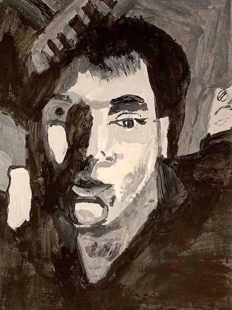 “Study of Shadow” by Tyler Barter - Grade 11 BRHS. Courtesy of BRAF Tyler Barter