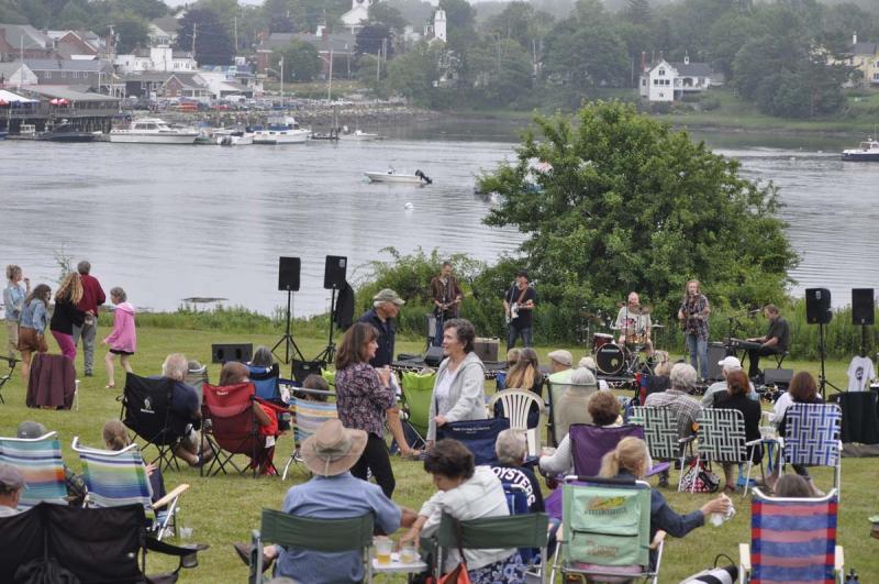 Lincoln Home Assisted Living Damariscotta River Midcoast Maine outdoor summer music 