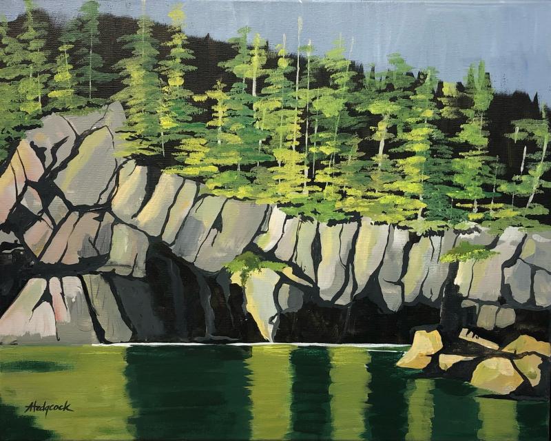 This Ann Hedgecock painting is included in the new Members Show at BRAF. Courtesy of the gallery
