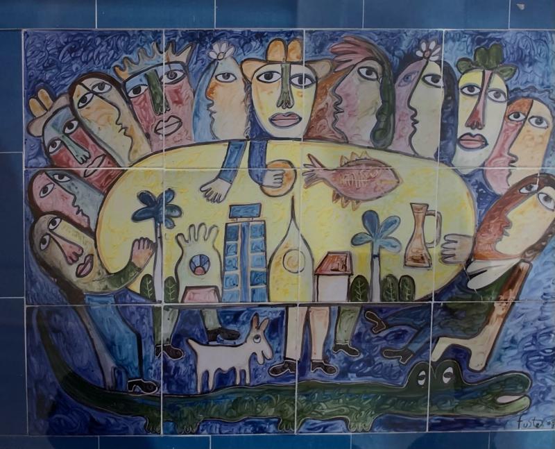 Susan Page painting in new BRAF members show. Courtesy of the gallery