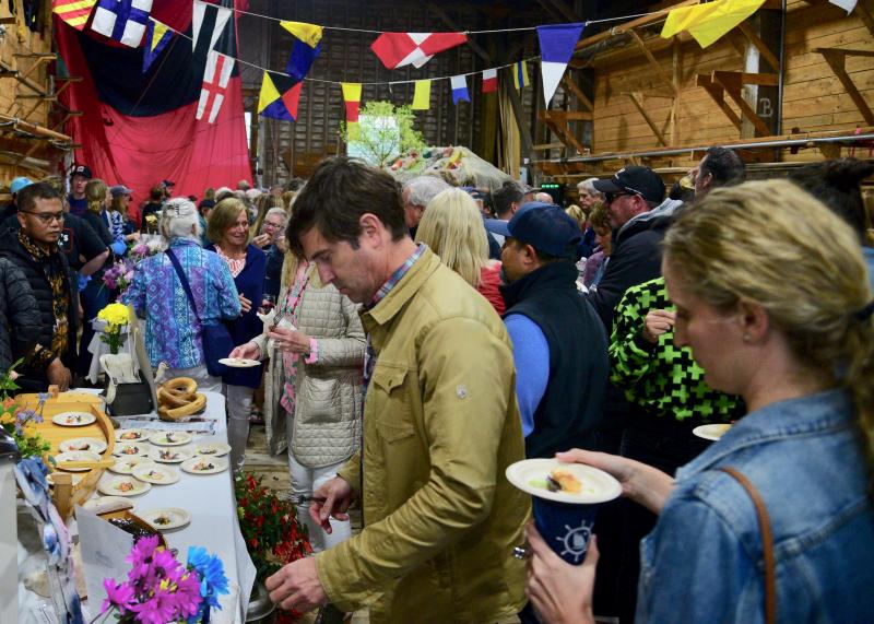 Choosing a lobster bit. Bob Crink photo