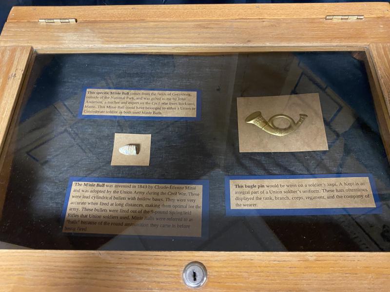 More of Campbell’s exhibit. JOSEPH CHARPENTIER/Boothbay Register