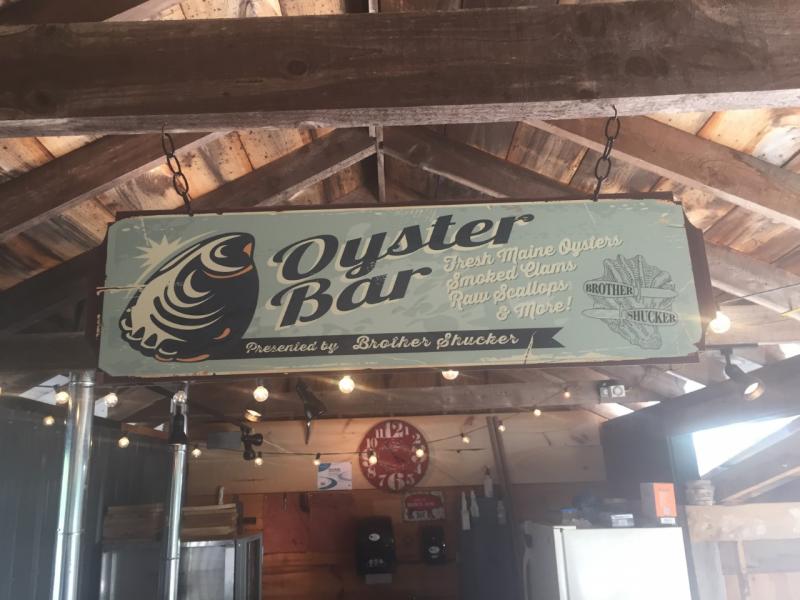 Brother Shucker’s Oyster Bar is open Thursday-Sunday, 4-8 p.m., at Boothbay Craft Brewery in Boothbay. LISA KRISTOFF/Boothbay Register
